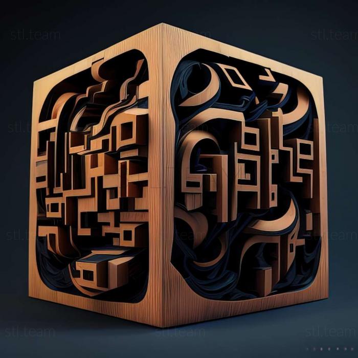 3D model Qbeh 1 The Atlas Cube game (STL)